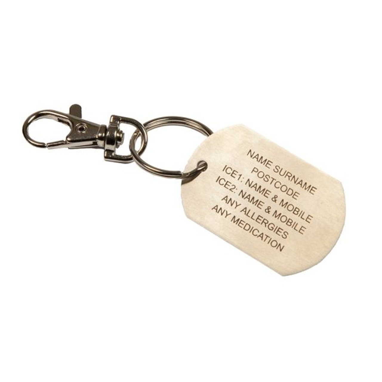 Dog sales tag keyring