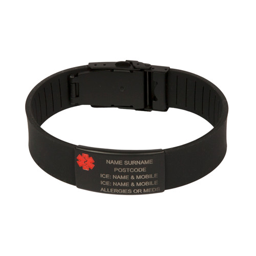 Sports medical sales id bracelets