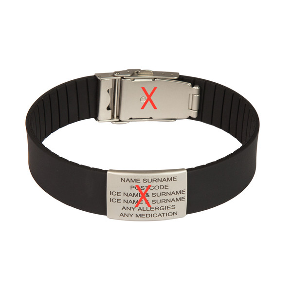 ICE ID - Pro Silicone Replacement Straps Only
