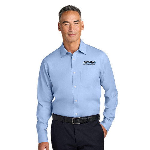 Brooks Brothers Wrinkle-Free Stretch Pinpoint Spread Collar Shirt
