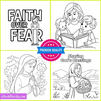 49 Devotional Women Coloring Pages - Sacred Art eBookStorify