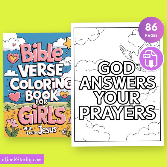 86 Bible Verse Coloring Pages Girls - Blessed Faith Art eBookStorify