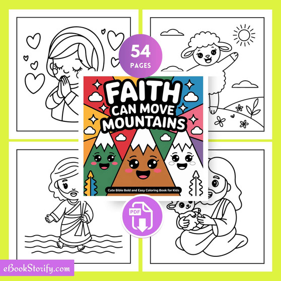 54 Bold Easy Bible Coloring Pages for Toddlers - Baby Faith eBookStorify