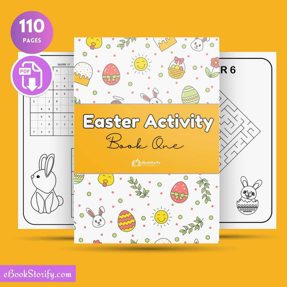 Easter Activity Book for Kids Vol 1 - Christian Worksheets eBookStorify