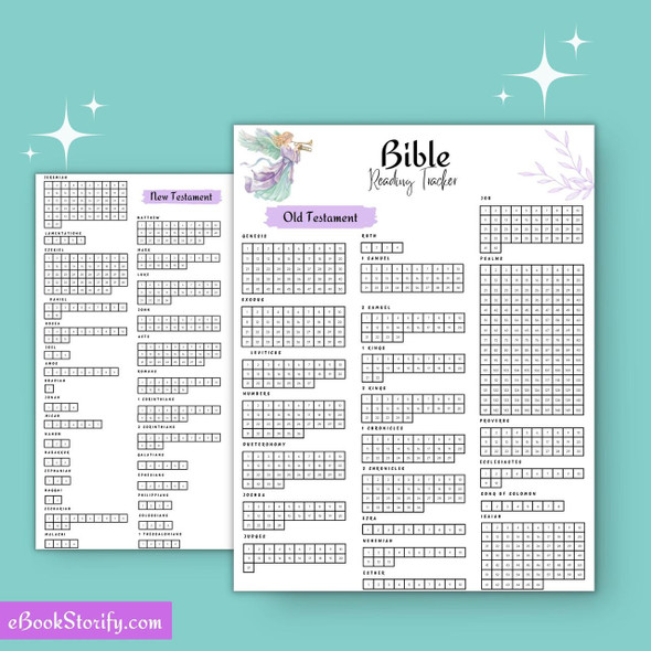 Bible Reading Tracker Vol 1 - Scripture Log eBookStorify