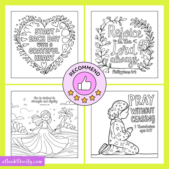 67 Devotional Women Easy Coloring Pages - Faith Comfort eBookStorify