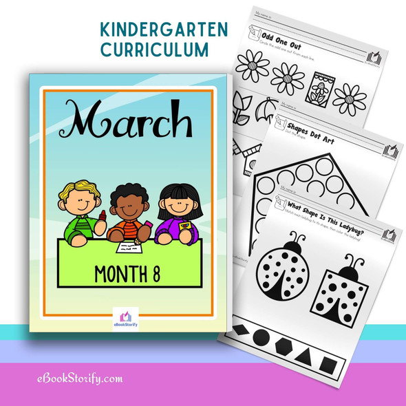 Kindergarten March Curriculum - Spring Activities Bundle eBookStorify