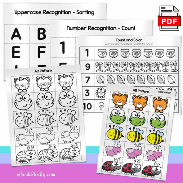 Preschool Skills Assessment - PreK Portfolio Kindergarten Readiness eBookStorify