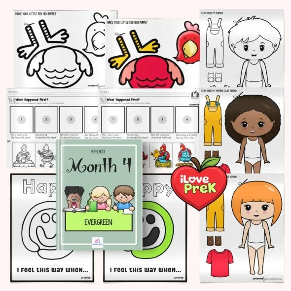 Play-based Farm hands-on crafts and art projects for preschool classroom