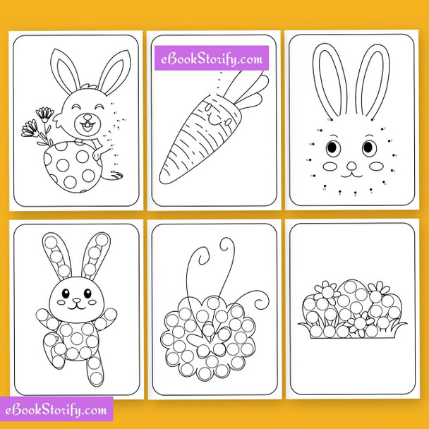 Easter Activity Book for Kids Vol 1 - Worksheets eBookStorify