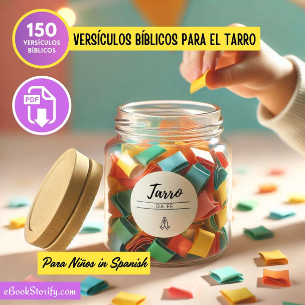 DIY Bible Verse Jar in Spanish - Fun Scripture Learning eBookStorify