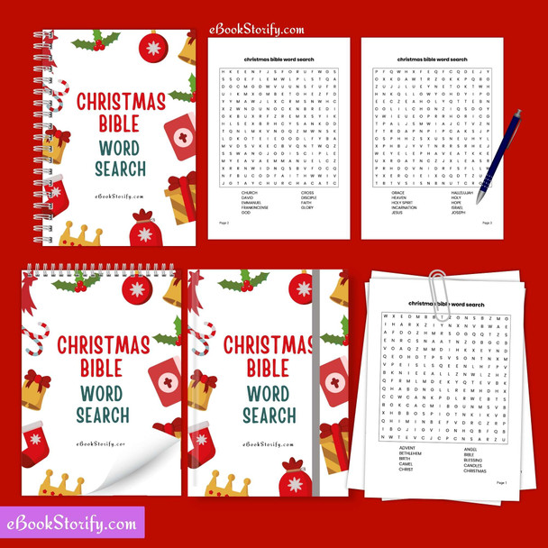 Christmas Bible Word Search - Printable  eBookStorify