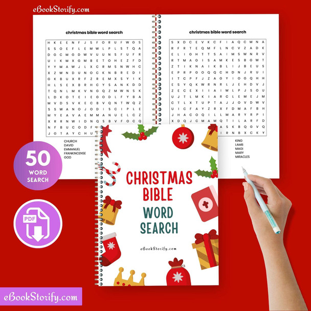Christmas Bible Word Search - Printable  eBookStorify