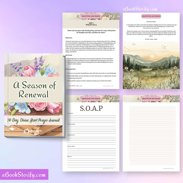 Christian Bible Journal - Beginner‑Friendly 30‑Day Devotional eBookStorify