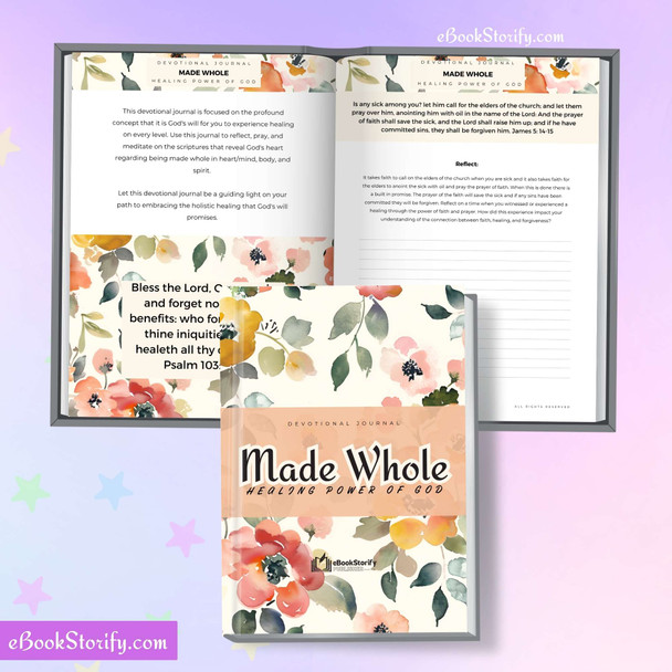 Christian Faith Healing Devotional Journal - Prayer Bible Study eBookStorify