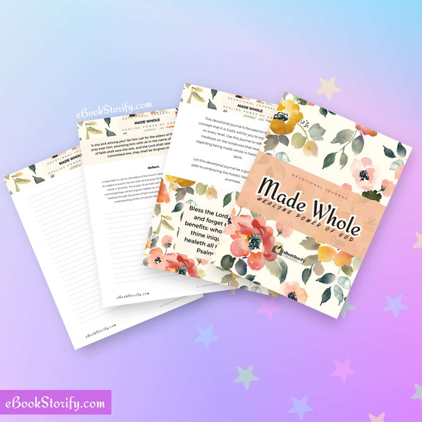 Christian Faith Healing Devotional Journal - Prayer Bible Study eBookStorify