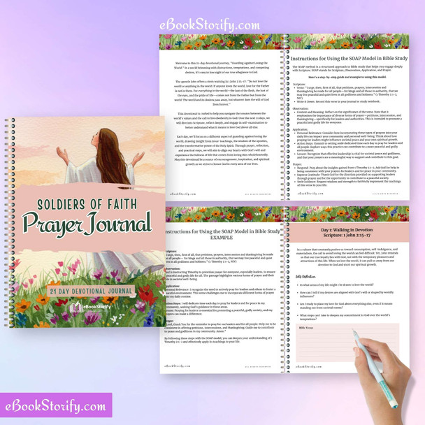 21‑Day Bible Study Journal - Soldiers of Faith eBookStorify