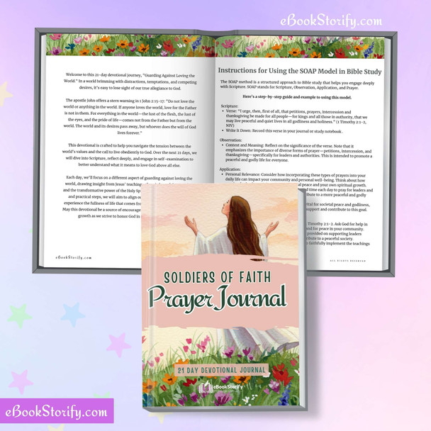 21‑Day Bible Study Journal - Soldiers of Faith eBookStorify