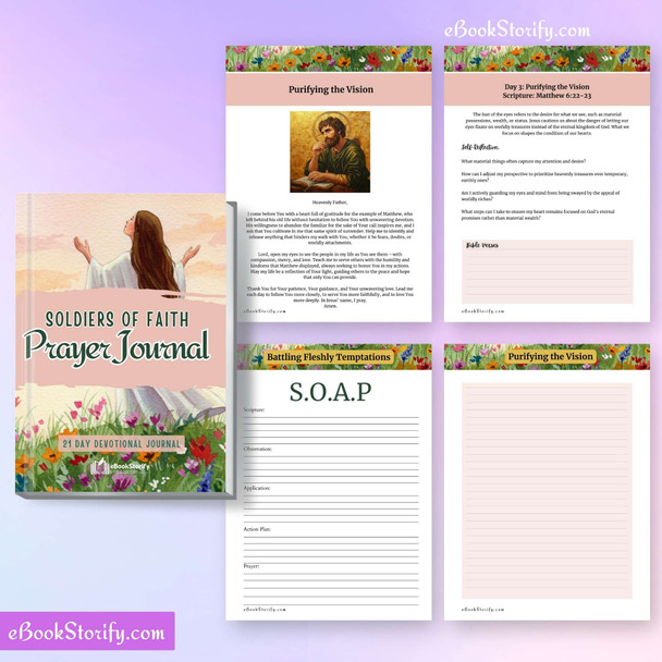 21‑Day Bible Study Journal - Soldiers of Faith eBookStorify