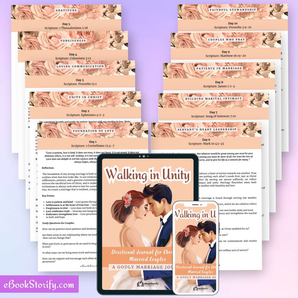 30-Day Marriage Bible Study - Faith Journal eBookStorify