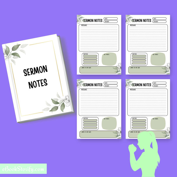 Sermon Notes Journal Vol 5 eBookStorify