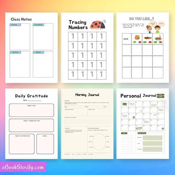 Gratitude Journal for Kids Vol 1 eBookStorify