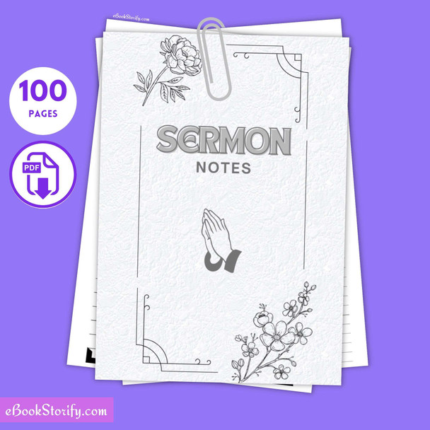 Sermon Notes Journal Vol 3 eBookStorify