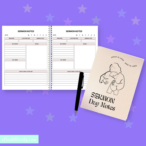 Sermon Notes Journal Vol 2 eBookStorify