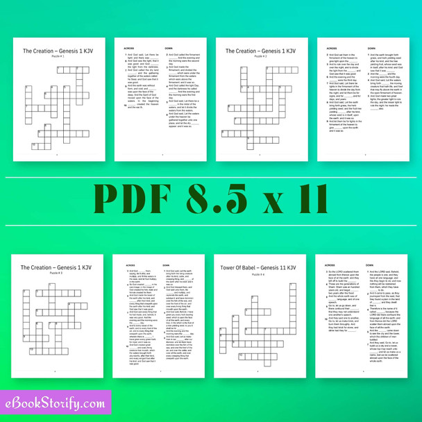 52 Bible Story Crossword Puzzles for Faith and Fun eBookStorify