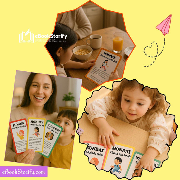 Free Weekly Kids Prayer Cards 7-Day Faith Resource eBookStorify