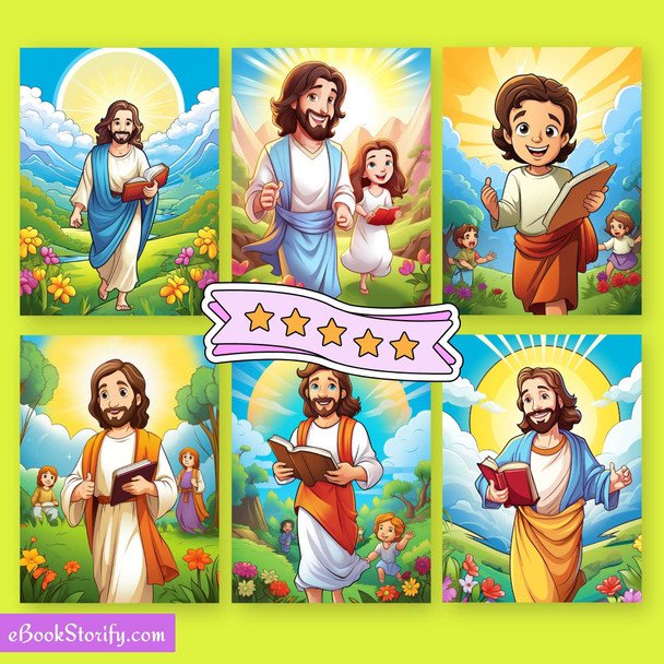 300 Sweet Bible Coloring Pages for Kids Vol 3 - Fun Art eBookStorify