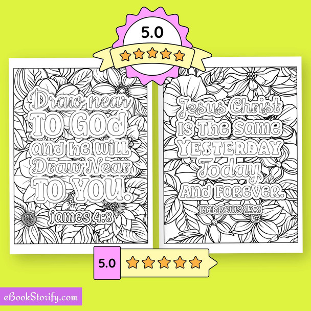 25 Scripture Bible Verse Coloring Pages - Inspired Art eBookStorify