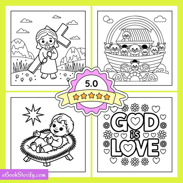 54 Bold Easy Bible Coloring Pages for Toddlers - Baby Faith eBookStorify