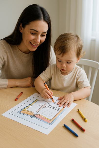 54 Bold Easy Bible Coloring Pages for Toddlers - Baby Faith eBookStorify