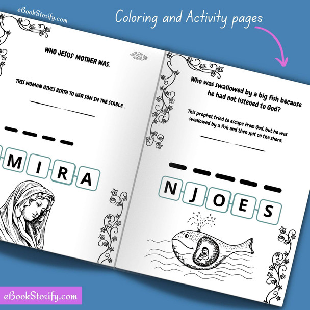 Bible Quiz Game - 40 Fun Group Questions with Scrambled Answers eBookStorify