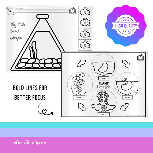 Counting, plant life cycle unit with 14 activities including sequencing labeling parts of plant what plants need build your own flower and garden habitat assembly