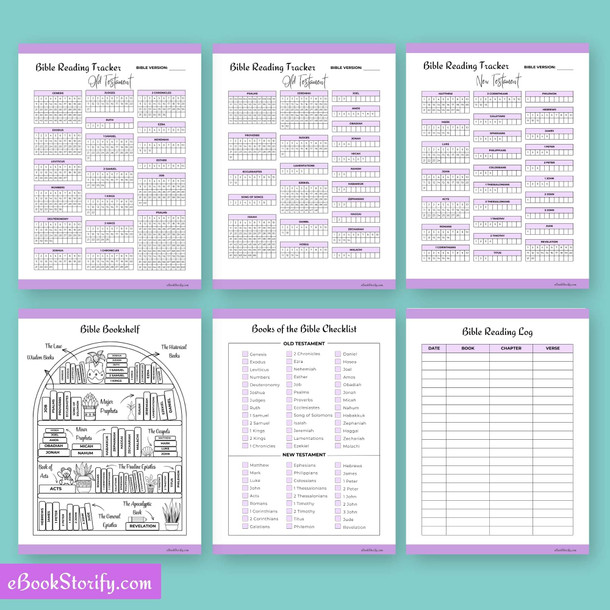 Bible Reading Tracker Vol 2 - Scripture Log eBookStorify