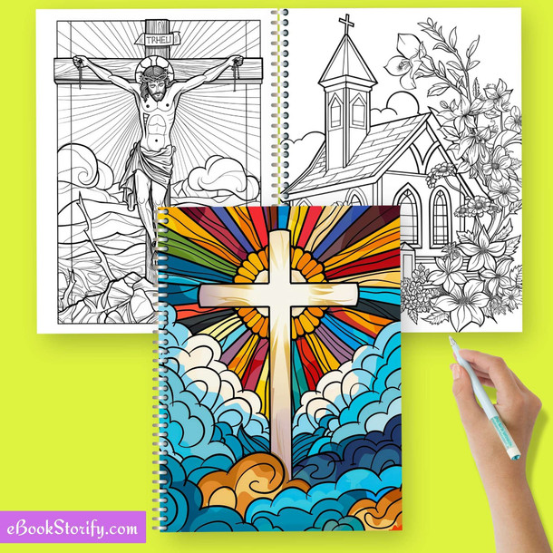 150 Jesus Christ Coloring Pages - Life Stories Art eBookStorify