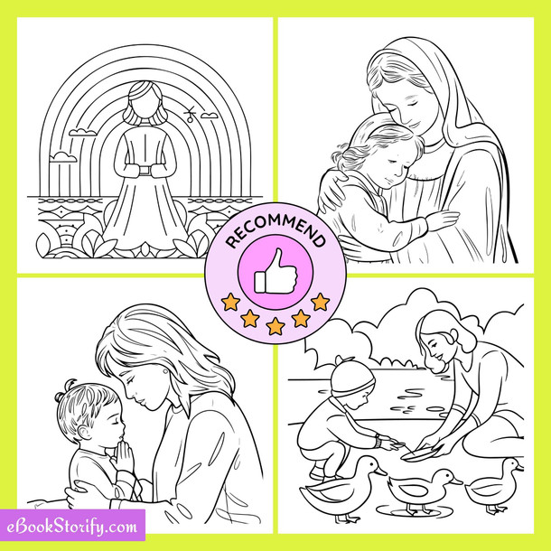 49 Devotional Women Coloring Pages - Faith Moments eBookStorify