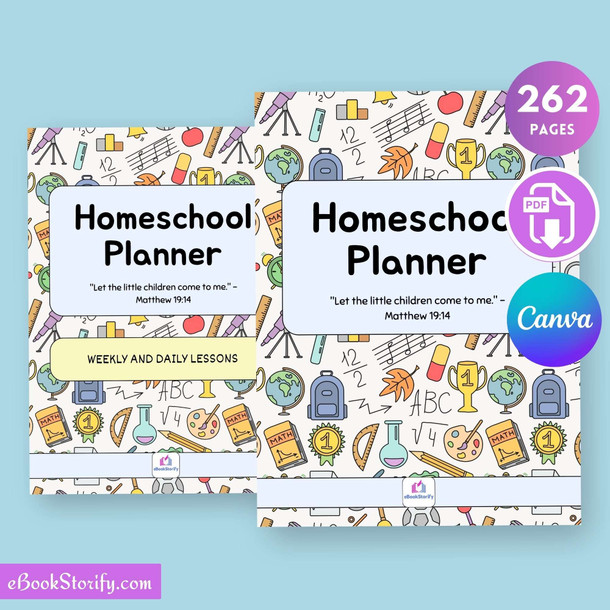 Ultimate Homeschool Planner 2025-2026 - Complete Learning Kit eBookStorify