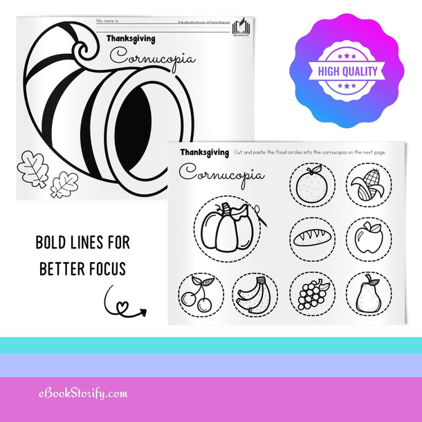 Kindergarten November Curriculum - Thanksgiving Activities Bundle eBookStorify