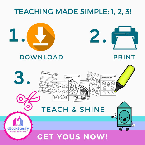 Kindergarten April Curriculum - Earth Activities Bundle eBookStorify