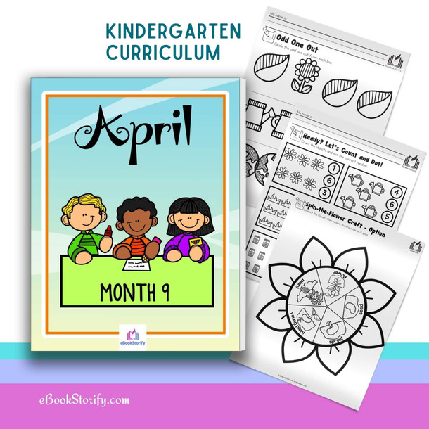 Kindergarten April Curriculum - Earth Activities Bundle eBookStorify