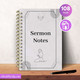 Sermon Notes Journal Vol 1 eBookStorify