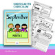 Kindergarten September Curriculum - Monthly Bundle eBookStorify