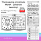 Kindergarten November Curriculum - Thanksgiving Activities Bundle eBookStorify