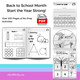 Preschool August Curriculum - Back to School Activities Bundle - PreK Worksheets eBookStorify