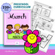 Preschool PreK March Curriculum - Spring Activities Bundle by eBookStorify