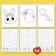 Academic worksheet layout preview from the Easter Workbook Volume 5 activity bundle by iLovePrek.