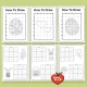 Critical thinking games, Easter mazes, and spot the difference worksheet pages from the volume 3 printable pack.